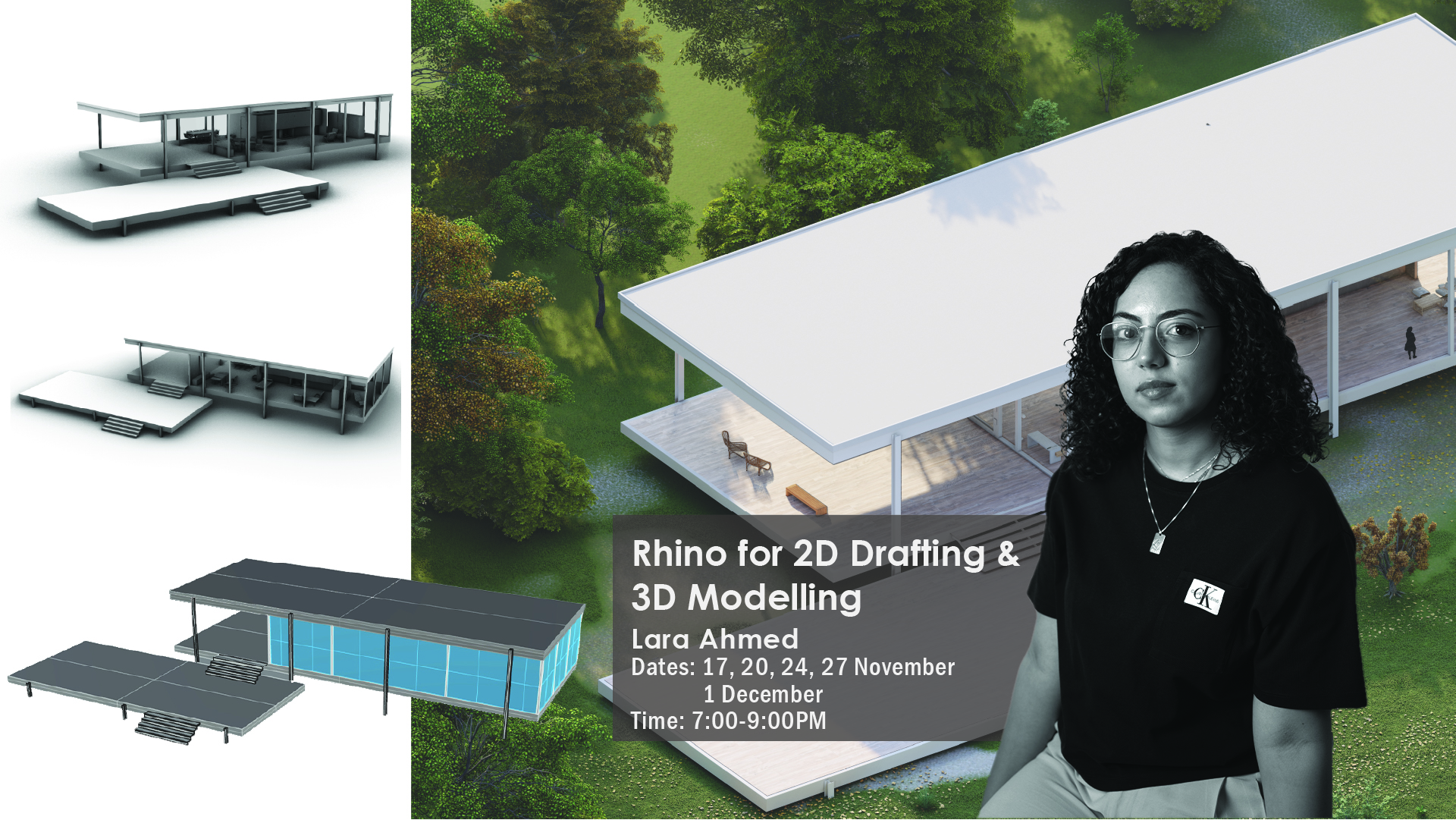 Rhino for 2D Drafting & 3D Modeling January 2025